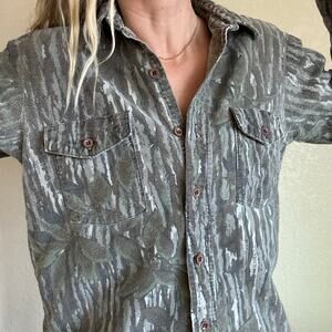 Vintage Redhead Hunting Camo Flannel Button Up